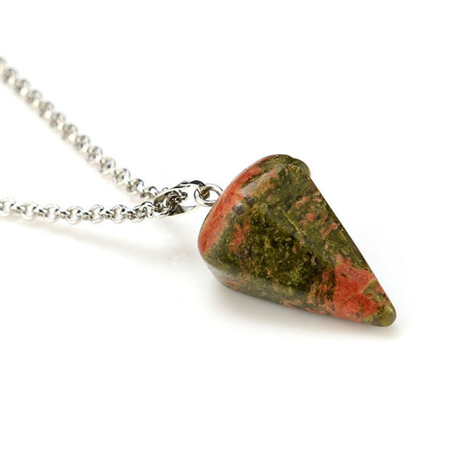 Natural Stone Pendant Necklace